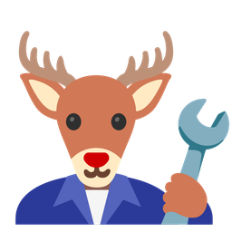 Deer and Hammer and wrench