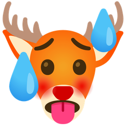 deer and hot face