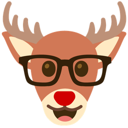 Deer and Nerd face