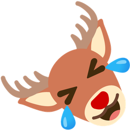 Deer and Rolling on the floor laughing