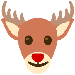 Deer and Slightly smiling face