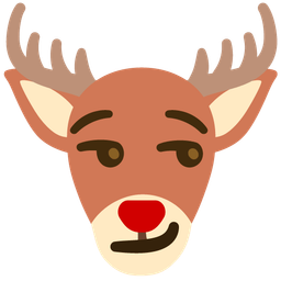 Deer and Smirking face
