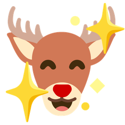 Deer and Sparkling heart