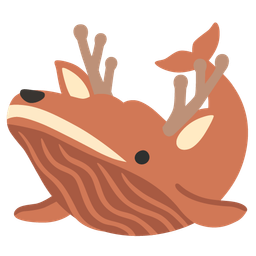 Deer and Spouting whale