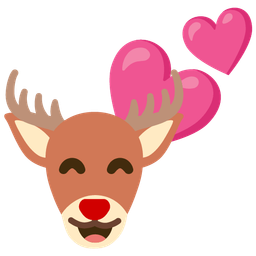 Deer and Two hearts