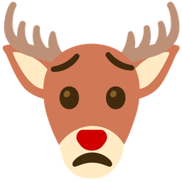Deer and Worried face