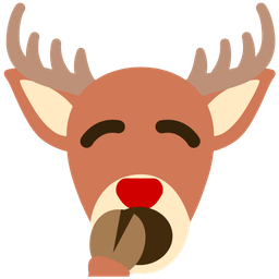 Deer and Yawning face