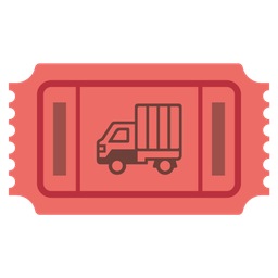 delivery truck and admission tickets