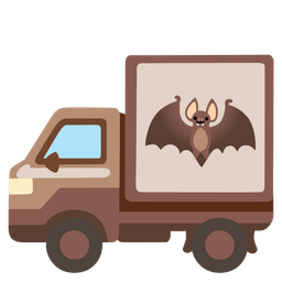 delivery truck and bat