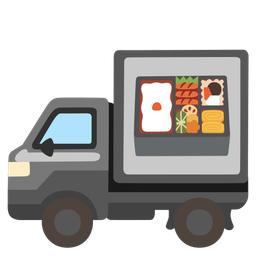 delivery truck and bento box