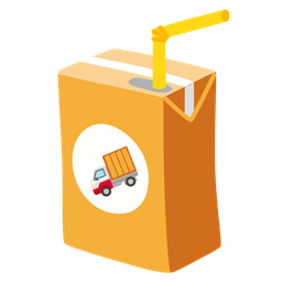 delivery truck and beverage box