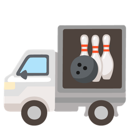 delivery truck and bowling