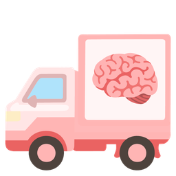 delivery truck and brain