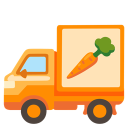 delivery truck and carrot