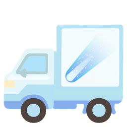 delivery truck and comet
