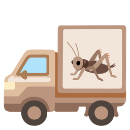 delivery truck and cricket