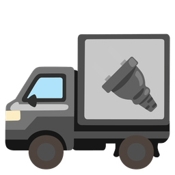 delivery truck and electric plug