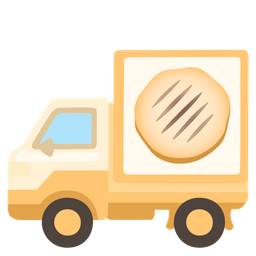 delivery truck and flatbread