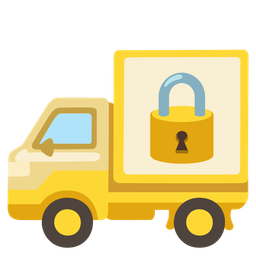 delivery truck and locked