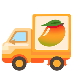 delivery truck and mango