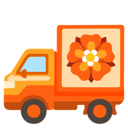 delivery truck and rosette