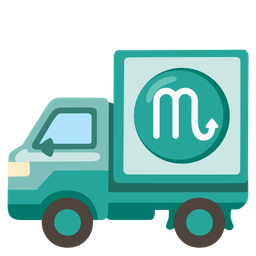 delivery truck and Scorpio