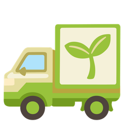 delivery truck and seedling