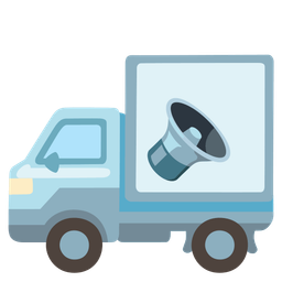 delivery truck and speaker low volume