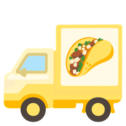 delivery truck and taco