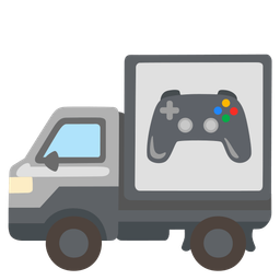 delivery truck and video game
