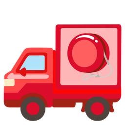 delivery truck and yo-yo