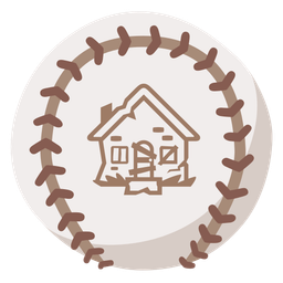 Derelict house and Baseball