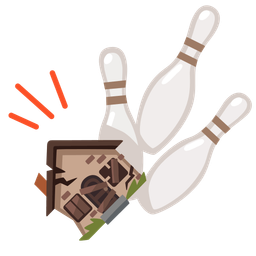 Derelict house and Bowling