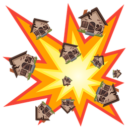 Derelict house and Collision