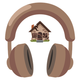 Derelict house and Headphone