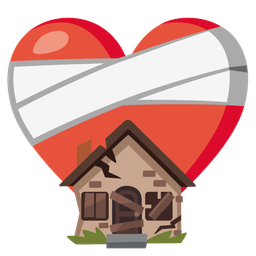 Derelict house and Mending heart