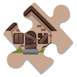 Derelict house and Puzzle piece