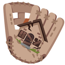 Derelict house and Softball