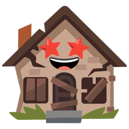 Derelict house and Star-struck