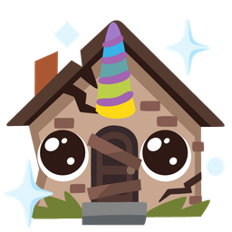 Derelict house and Unicorn