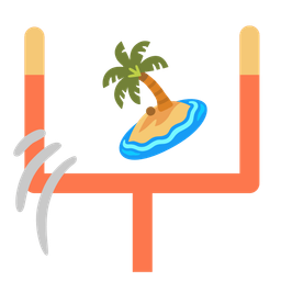 Desert island and American football