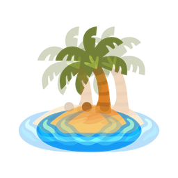 Desert island and Beating heart