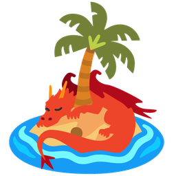 Desert island and Dragon