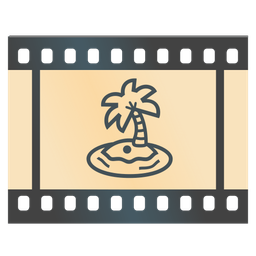 Desert island and Film frames