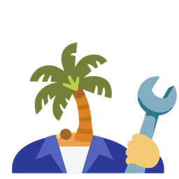 Desert island and Hammer and wrench