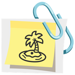 Desert island and Linked paperclips