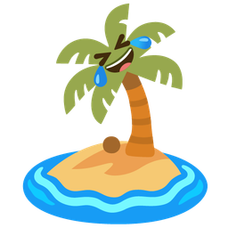 Desert island and Rolling on the floor laughing