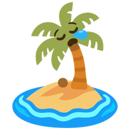 Desert island and Sleepy face