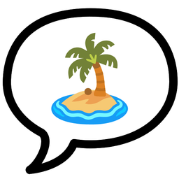 Desert island and Speech balloon