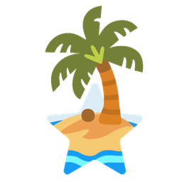 Desert island and Star